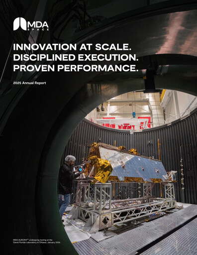 Miniature MDA Space Rapport annuel 2025