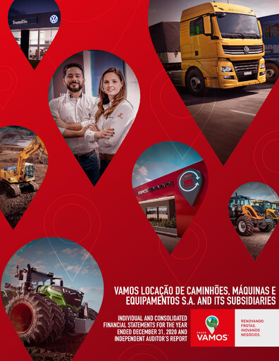 Miniature Vamos Locação de Caminhões, Máquinas e Equipamentos S.A. Bilan financier 2020