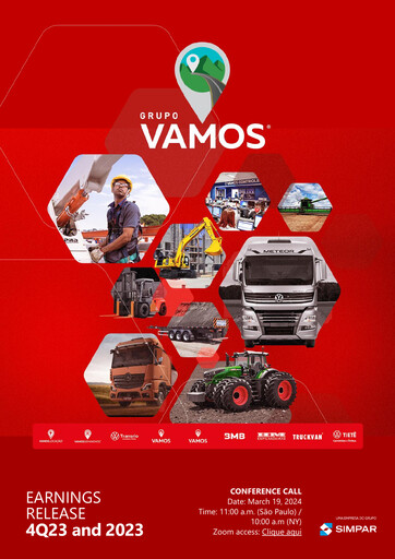 Miniature Vamos Locação de Caminhões, Máquinas e Equipamentos S.A. Rapport trimestriel 2023-q4