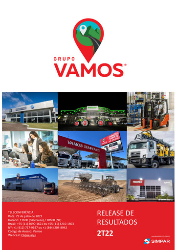 Thumbnail Vamos Locação de Caminhões, Máquinas e Equipamentos S.A. Quarterly Report 2022-q2