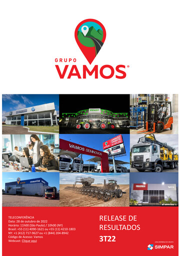 Thumbnail Vamos Locação de Caminhões, Máquinas e Equipamentos S.A. Quarterly Report 2022-q3