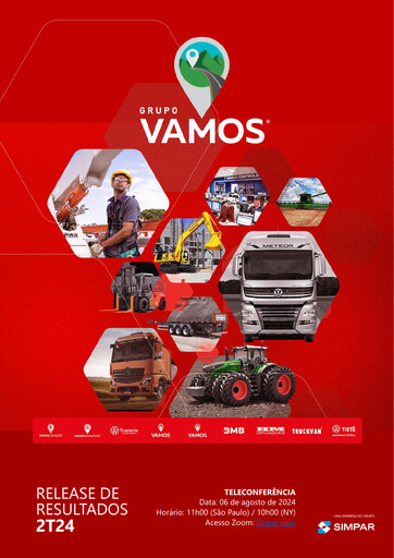 Thumbnail Vamos Locação de Caminhões, Máquinas e Equipamentos S.A. Quarterly Report 2024-q2