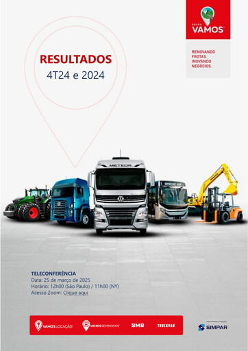 Thumbnail Vamos Locação de Caminhões, Máquinas e Equipamentos S.A. Quarterly Report 2024-q4