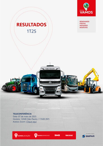 Thumbnail Vamos Locação de Caminhões, Máquinas e Equipamentos S.A. Quarterly Report 2025-q1