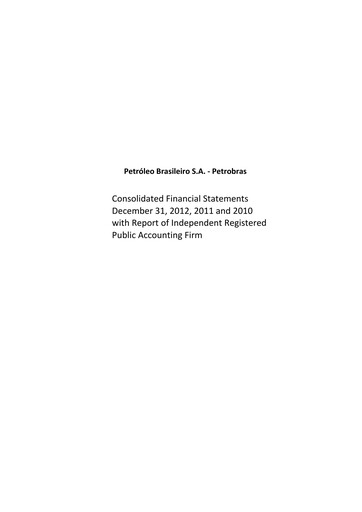 Thumbnail Petrobras Financial Statement 2012