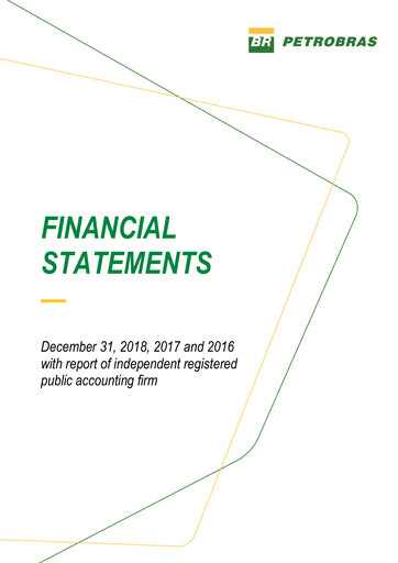 Thumbnail Petrobras Financial Statement 2018