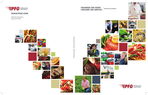 Thumbnail Performance Food Group Annual Report 2016