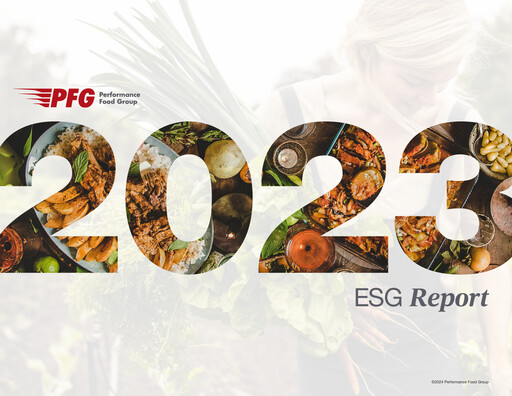 Thumbnail Performance Food Group ESG Report 2023
