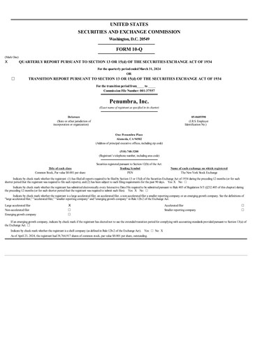 Thumbnail Penumbra Quarterly Report 2024-q1