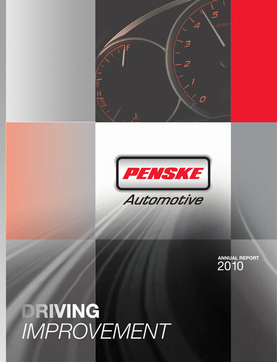 Thumbnail Penske Automotive Group Annual Report 2010