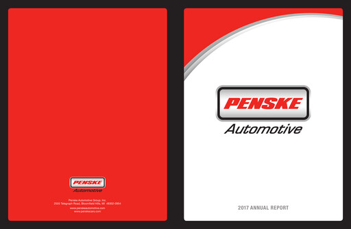 Thumbnail Penske Automotive Group Annual Report 2017