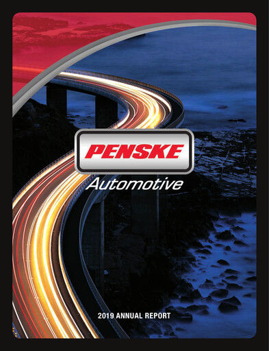Thumbnail Penske Automotive Group Annual Report 2019