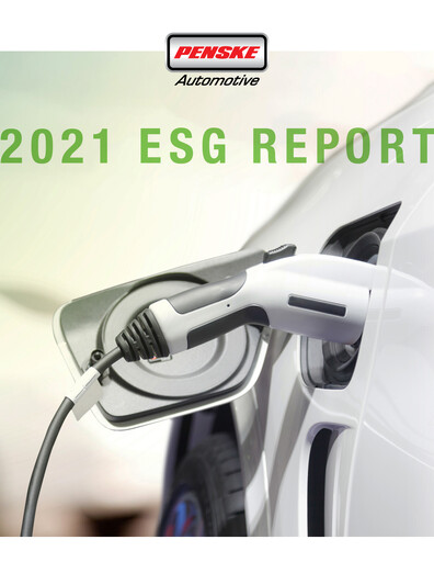 Thumbnail Penske Automotive Group ESG Report 2021
