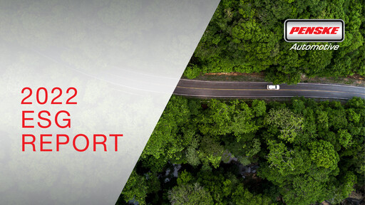 Thumbnail Penske Automotive Group ESG Report 2022