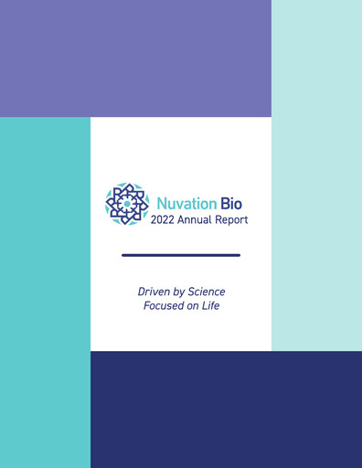 Thumbnail Nuvation Bio Annual Report 2022