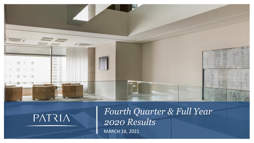 Thumbnail Patria Investments Quarterly Report 2020-q4