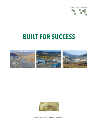 Thumbnail Centerra Gold Annual Report 2019