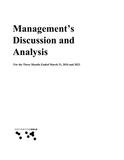 Thumbnail Centerra Gold Quarterly Report 2024-q1