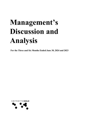 Thumbnail Centerra Gold Quarterly Report 2024-q2