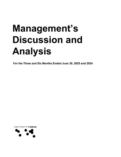 Thumbnail Centerra Gold Quarterly Report 2025-q2