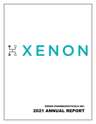 Thumbnail Xenon Pharmaceuticals Annual Report 2021