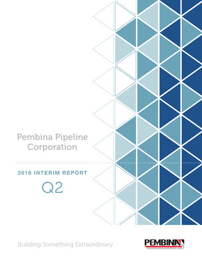 Vorschaubild Pembina Pipeline
 Quartalsbericht 2018-q2
