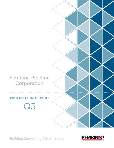 Vorschaubild Pembina Pipeline
 Quartalsbericht 2018-q3