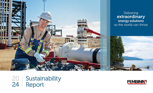 Thumbnail Pembina Pipeline
 Sustainability Report 2024