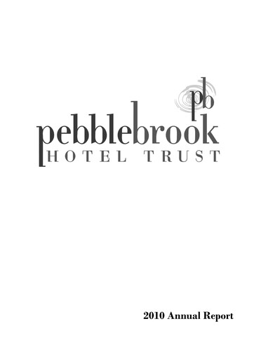 Thumbnail Pebblebrook Hotel Trust Annual Report 2010