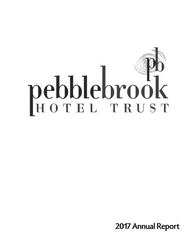 Thumbnail Pebblebrook Hotel Trust Annual Report 2017