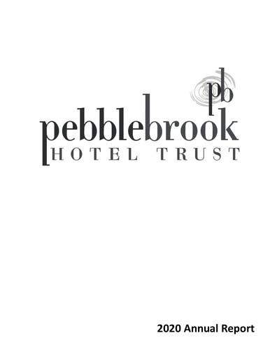 Thumbnail Pebblebrook Hotel Trust Annual Report 2020