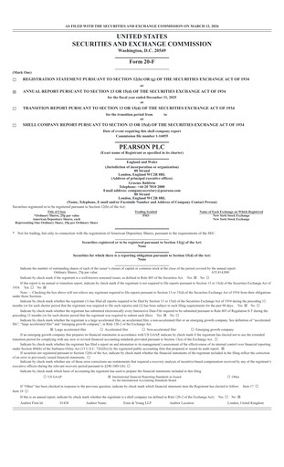 Thumbnail Pearson Annual Report 2025