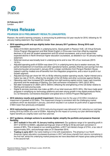 Vorschaubild Pearson Finanzbericht 2016