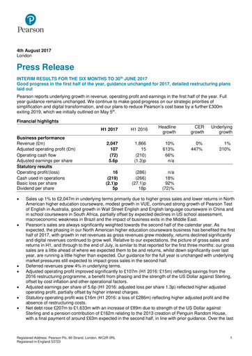 Vorschaubild Pearson Halbjahresbericht 2017