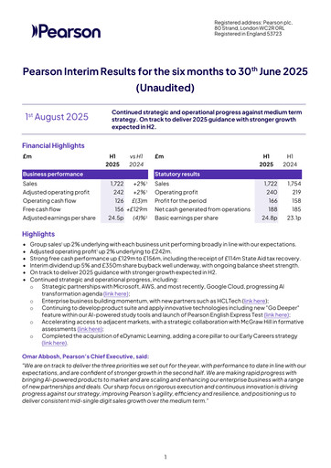 Vorschaubild Pearson Halbjahresbericht 2025