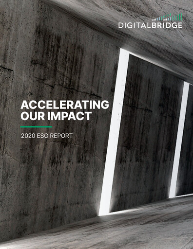 Thumbnail DigitalBridge Group ESG Report 2020