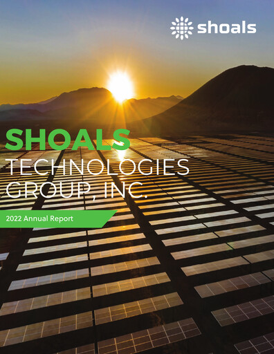 Thumbnail Shoals Technologies Annual Report 2022