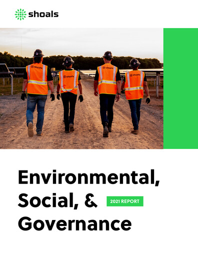 Thumbnail Shoals Technologies ESG Report 2021