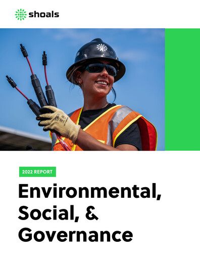 Thumbnail Shoals Technologies ESG Report 2022