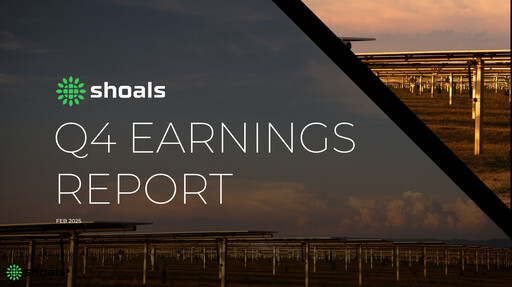 Thumbnail Shoals Technologies Quarterly Report 2024-q4