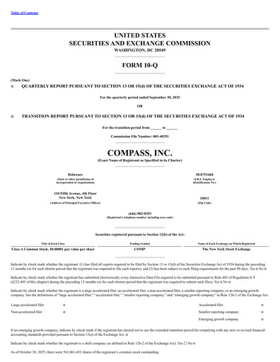 Thumbnail Compass Quarterly Report 2025-q3