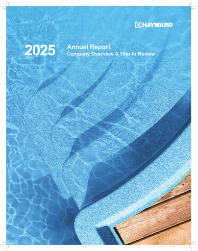Thumbnail Hayward Holdings, Inc. Annual Report 2025