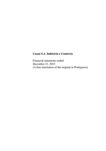 Thumbnail Cosan Financial Statement 2015