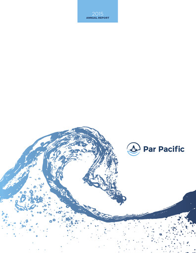 Thumbnail Par Pacific Holdings Annual Report 2015