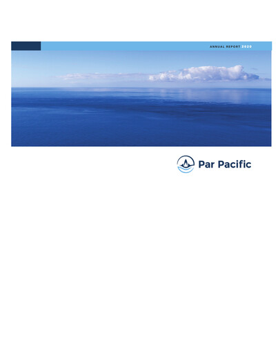 Thumbnail Par Pacific Holdings Annual Report 2020