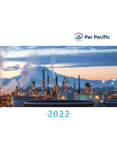 Thumbnail Par Pacific Holdings Annual Report 2022