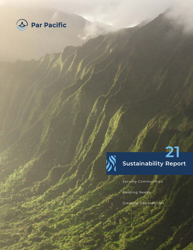 Thumbnail Par Pacific Holdings Sustainability Report 2021