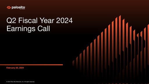 Thumbnail Palo Alto Networks
 Quarterly Report 2024-q2