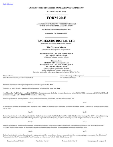 Thumbnail PagSeguro Annual Report 2018