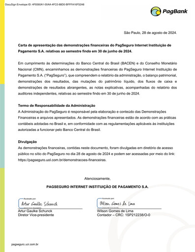 Thumbnail PagSeguro Financial Statement 2024-h1